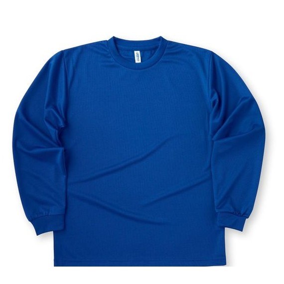 オリジナル長袖ドライTシャツ 1枚から作れる 名入れプリント 4.4オンス 吸汗速乾 00304-ALT｜A7〜A3サイズ・前面／背面・送料込み